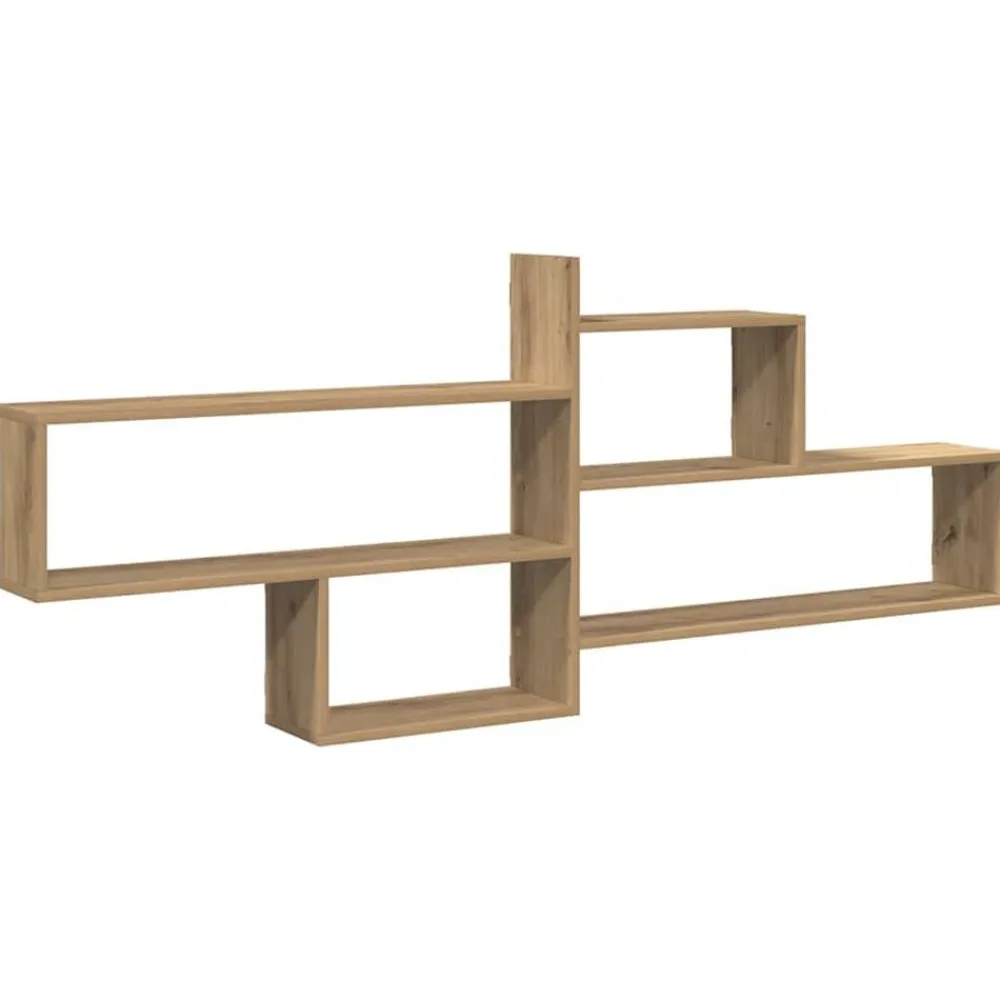 vidaXL Estante pared madera ingeniería artisian 167,5x18x68 cm Roble Sale