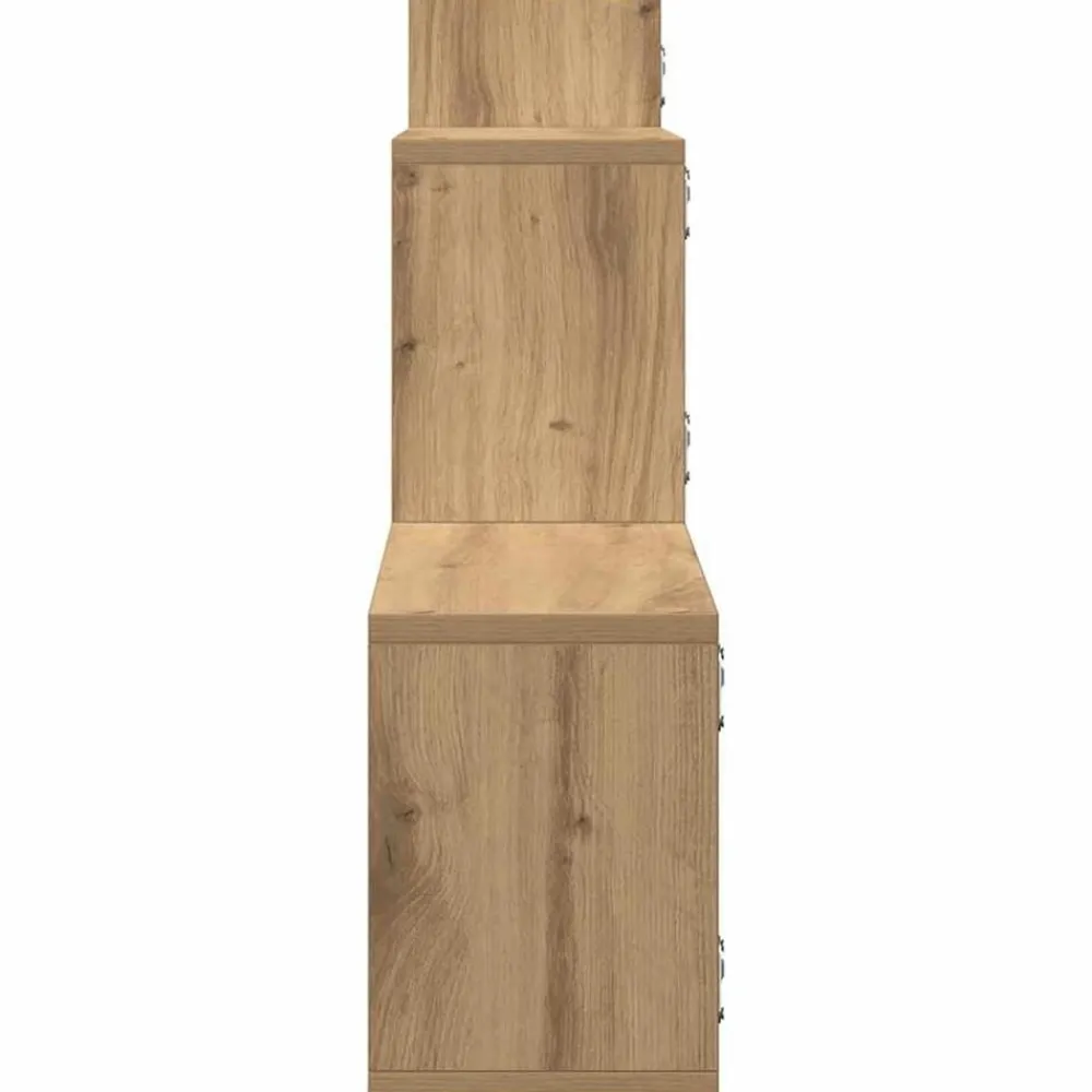 vidaXL Estante pared madera ingeniería artisian 167,5x18x68 cm Roble Sale