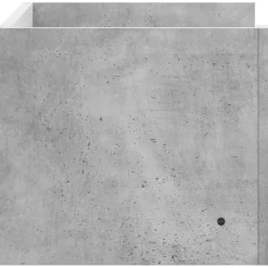 vidaXL Estante pared madera ingeniería gris hormigón 70,5x35x30,5 cm Gris hormigón Outlet