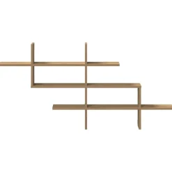vidaXL Estanterías-Estante pared madera ingeniería artisan 124,5x18x60,5 cm