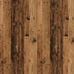 vidaXL Estante pared para CD madera ingeniería envejecida 100x18x18 cm Madera antigua Best