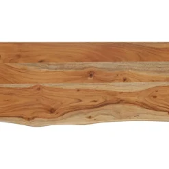 vidaXL Accesorios Para Mesas-Estante pared rectangular madera acacia borde vivo 40x20x2,5 cm