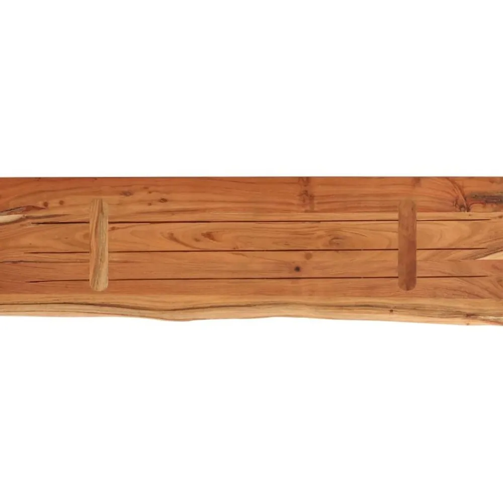 vidaXL Accesorios Para Mesas-Estante pared rectangular madera acacia borde vivo 40x20x2,5 cm