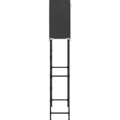 vidaXL Accesorios Para El Baño-Estantería 2 niveles lavadora hierro 71x29,5x170,5cm