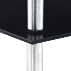 vidaXL Estanterías-Estantería 5 niveles cristal templado 30x30x130 cm