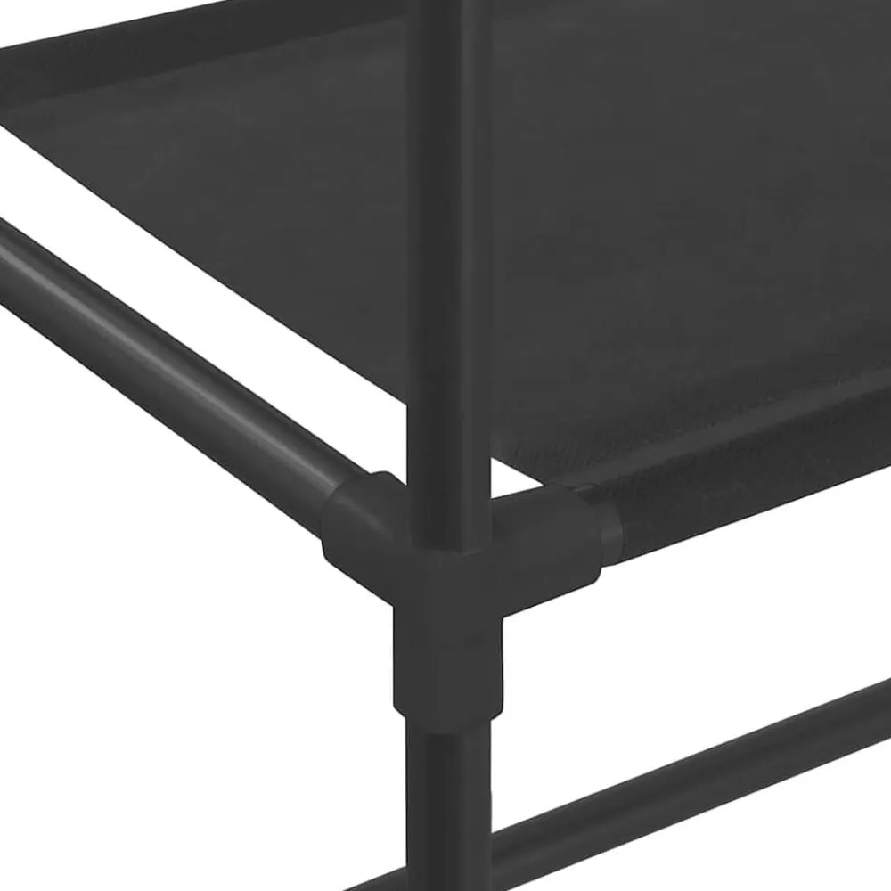 vidaXL Estantería 2 niveles sobre lavadora hierro 69x28x143 cm Negro Sale