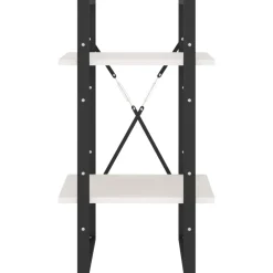 vidaXL Estanterías-Estantería 2 niveles madera maciza de pino 40x30x70 cm