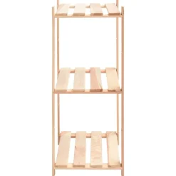 vidaXL Estantería almacenaje 3 niveles madera pino maciza 150 kg