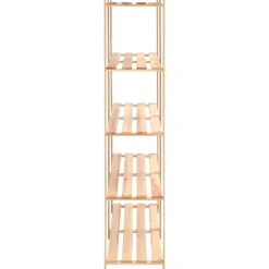 vidaXL Estantería almacenaje 5 niveles madera pino maciza 500 kg Best