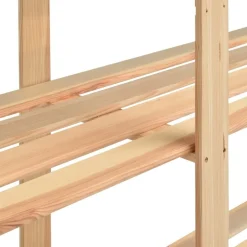 vidaXL Estantería almacenaje 5 niveles madera pino maciza 500 kg Best