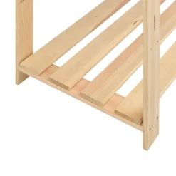 vidaXL Estantería almacenaje 5 niveles madera pino maciza 500 kg Best