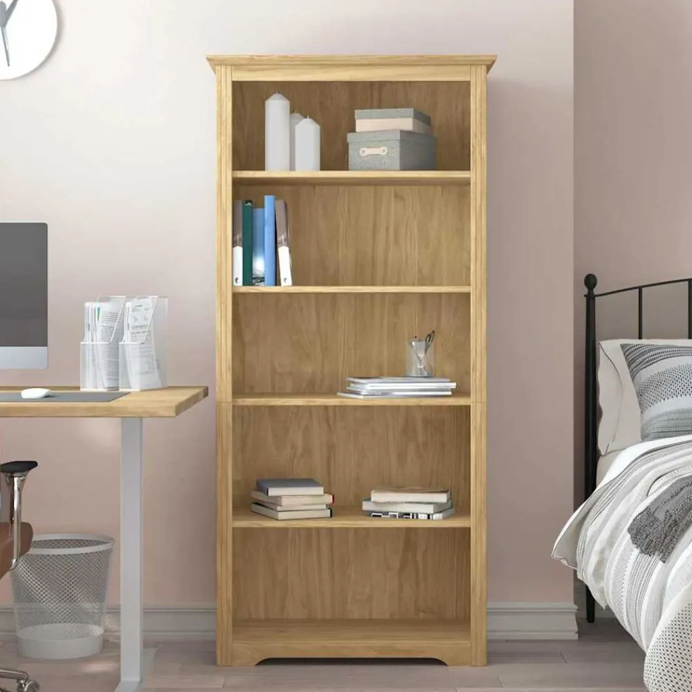vidaXL Estantería BODO Marrón miel 82 x 40 x 173 cm Marrón miel
