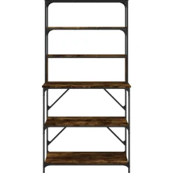 vidaXL Cocina Y Comedor-Estantería cocina 6 niveles madera 90x40x180 cm