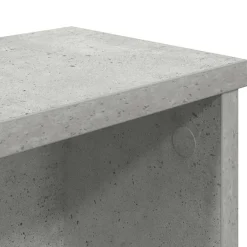 vidaXL Cocina Y Comedor-Estantería cocina apilable madera ingeniería gris hormigón
