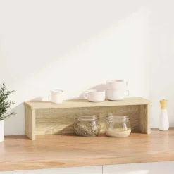 vidaXL Estantería cocina apilable madera ingeniería Roble Sonoma Clearance