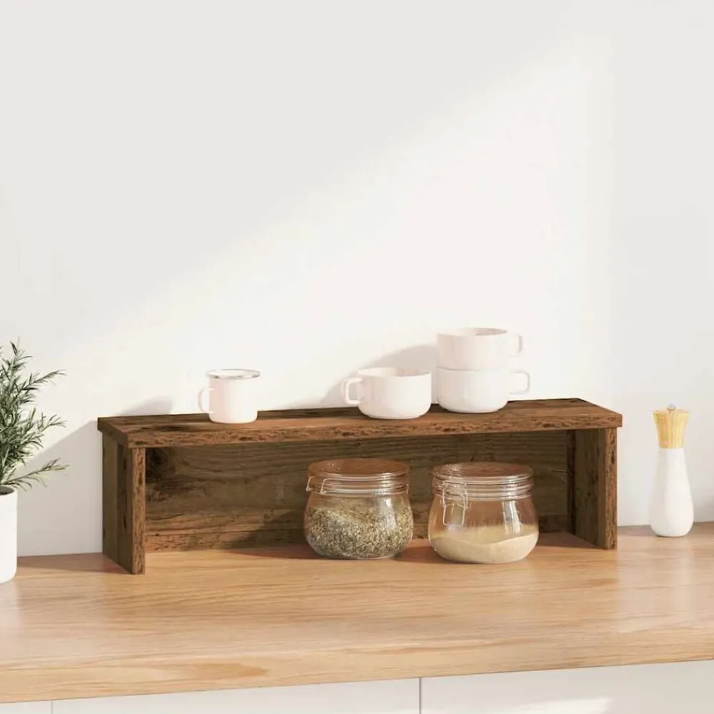 vidaXL Cocina Y Comedor-Estantería cocina apilable madera ingeniería madera vieja