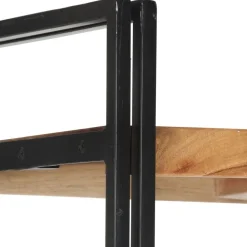 vidaXL Estanterías-Estantería de 5 niveles madera maciza de acacia 140x30x180 cm