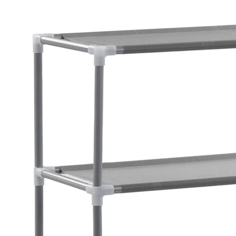 vidaXL Estantería de 3 niveles sobre inodoro 53x28x169 cm Plateado Best