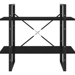 vidaXL Estanterías-Estantería de 2 niveles madera contrachapada 80x30x70 cm