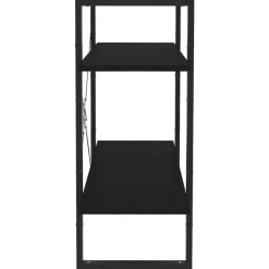 vidaXL Estanterías-Estantería de 2 niveles madera contrachapada 80x30x70 cm