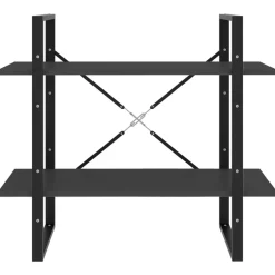 vidaXL Estanterías-Estantería de 2 niveles madera contrachapada 80x30x70 cm