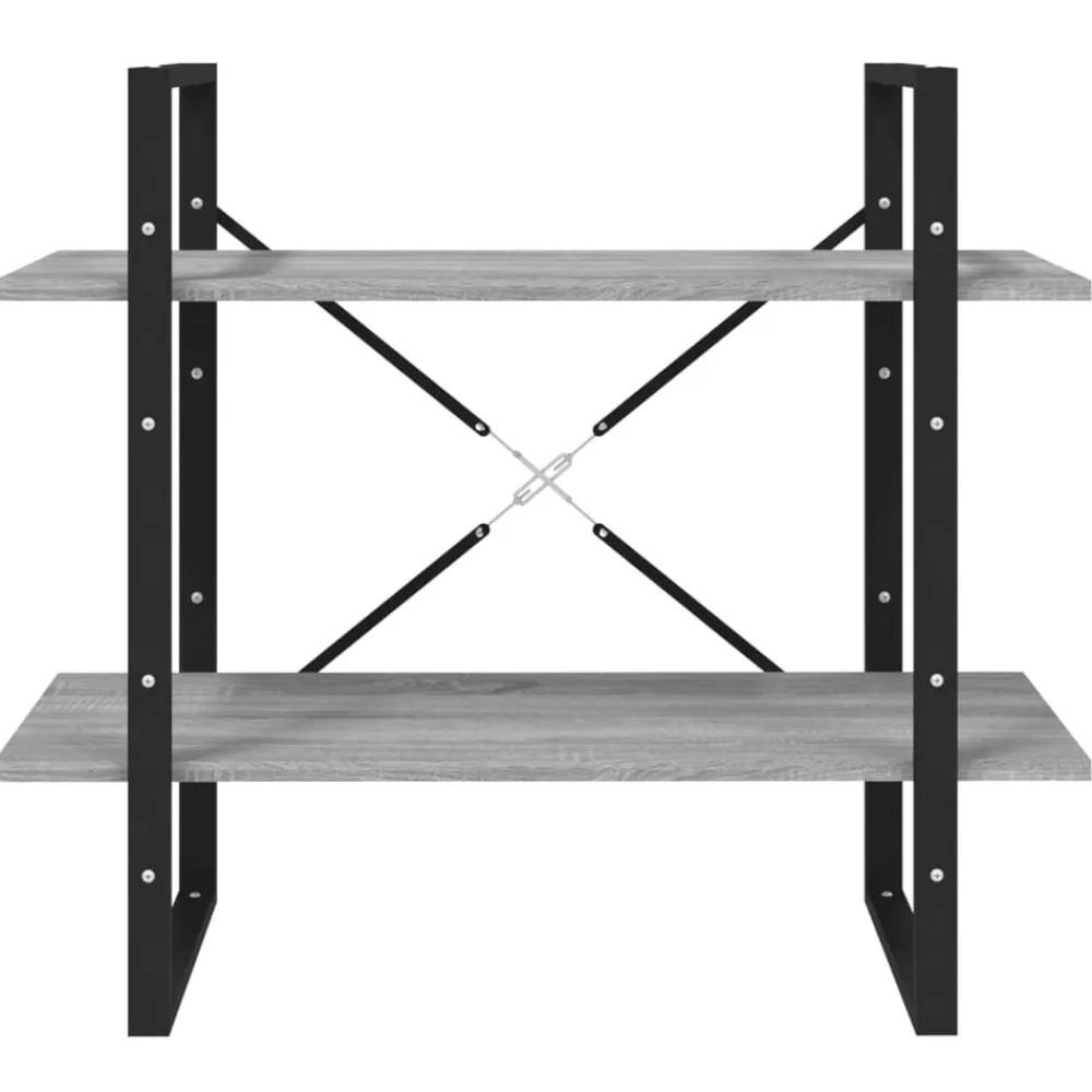 vidaXL Estanterías-Estantería de 5 niveles contrachapada 80x30x175 cm