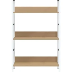 vidaXL Estanterías-Estantería de 3 niveles madera ingeniería roble 60x27,6x90,5 cm