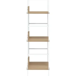 vidaXL Estanterías-Estantería de 3 niveles madera ingeniería roble 60x27,6x90,5 cm
