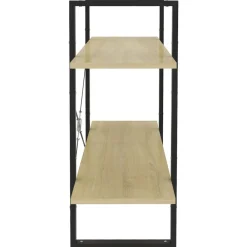 vidaXL Estanterías-Estantería de 2 niveles contrachapada 100x30x70 cm