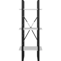 vidaXL Estantería de 3 niveles madera contrachapada 40x30x105cm Blanco Sale