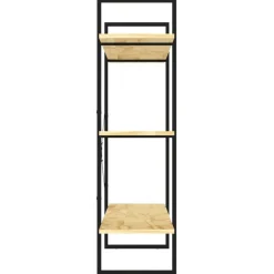 vidaXL Estantería de 3 niveles madera maciza de pino 100x30x105 cm Natural Hot
