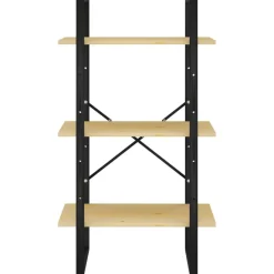 vidaXL Estanterías-Estantería de almacenaje madera maciza de pino 60x30x105 cm