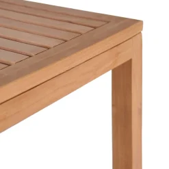vidaXL Estanterías-Estantería de baño 4 niveles madera teca maciza 42x42x165 cm