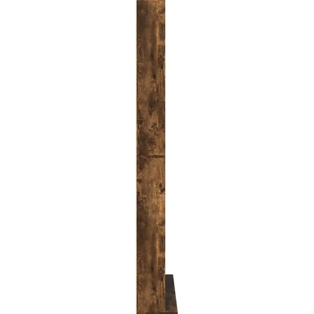 vidaXL Armarios Y Almacenamiento-Estantería de CD contrachapada 102x23x177,5 cm