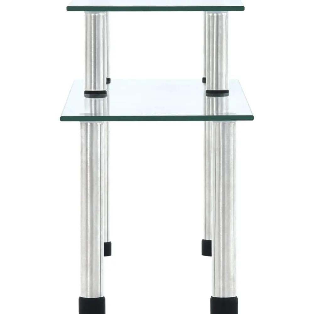 vidaXL Cocina Y Comedor-Estantería de cocina vidrio templado 45x16x26 cm