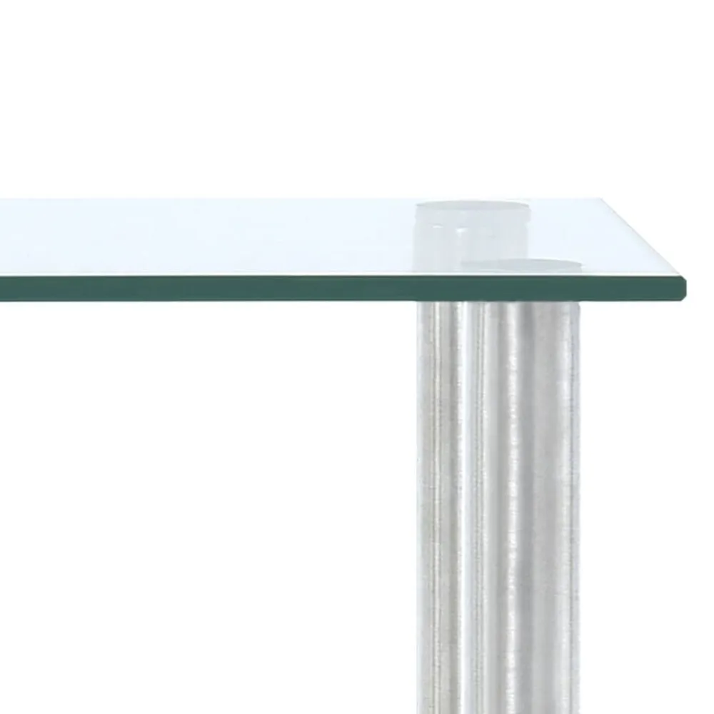 vidaXL Cocina Y Comedor-Estantería de cocina vidrio templado 45x16x26 cm