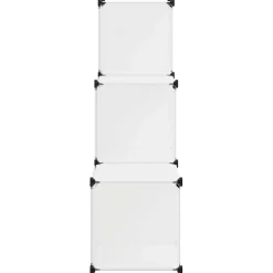 vidaXL Estantería de cubos con 6 compartimentos Blanco Hot