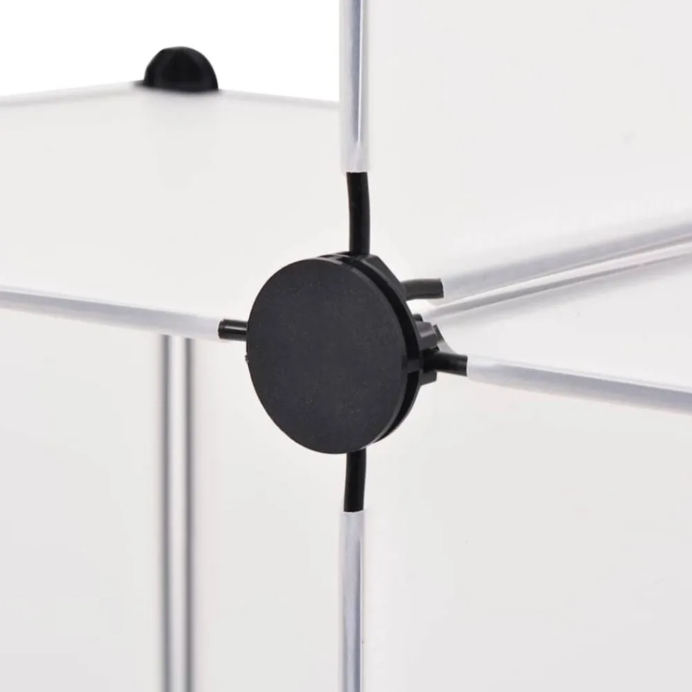 vidaXL Estantería de cubos con 6 compartimentos Blanco Hot