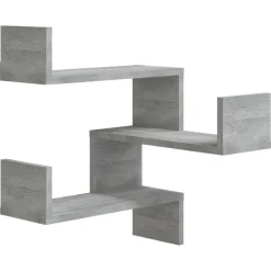vidaXL Estanterías-Estantería de esquina de pared 40x40x50 cm