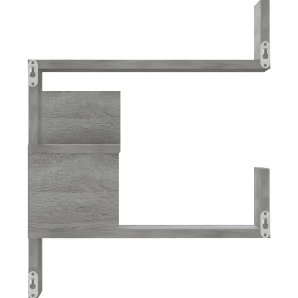 vidaXL Estanterías-Estantería de esquina de pared 40x40x50 cm