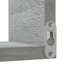 vidaXL Estanterías-Estantería de esquina de pared 40x40x50 cm