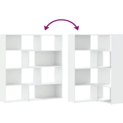 vidaXL Estantería de esquina 4 niveles madera 85x85x140 cm Blanco Hot
