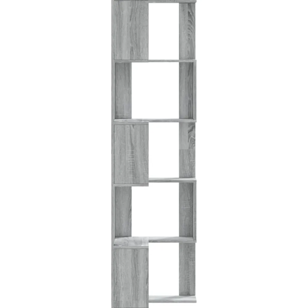 vidaXL Estantería de esquina 5 niveles madera 50x50x179 cm Gris sonoma Sale
