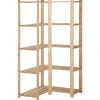 vidaXL Estantería de esquina 5 niveles pino macizo 82,5x82,5x170 cm Best