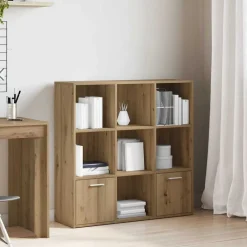vidaXL Estanterías-Estantería de madera de ingeniería 98x29x97,5 cm