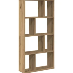 vidaXL Estantería de madera de ingeniería roble artisian 60x20x120,5 cm Roble artisan
