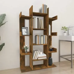 vidaXL Estanterías-Estantería de madera contrachapada 86x25,5x140 cm