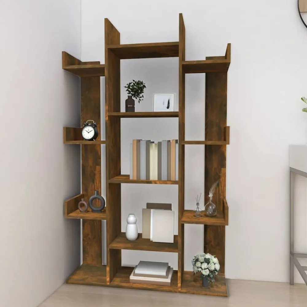 vidaXL Estanterías-Estantería de madera contrachapada 86x25,5x140 cm