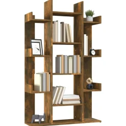 vidaXL Estanterías-Estantería de madera contrachapada 86x25,5x140 cm