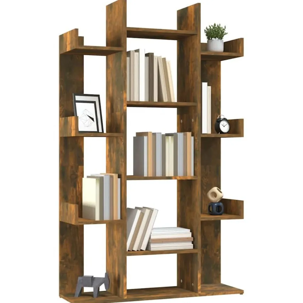 vidaXL Estanterías-Estantería de madera contrachapada 86x25,5x140 cm